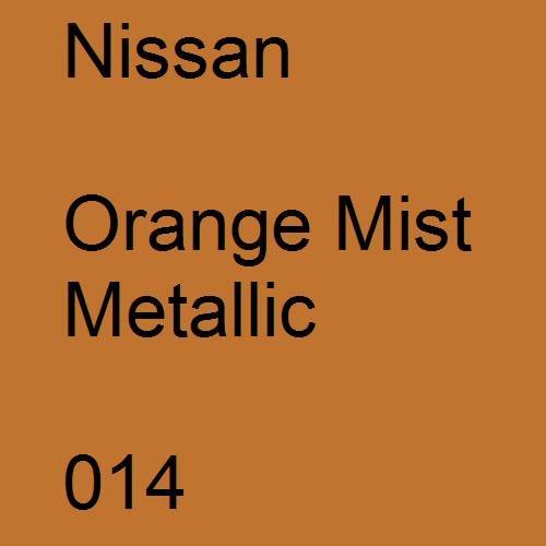 Nissan, Orange Mist Metallic, 014.